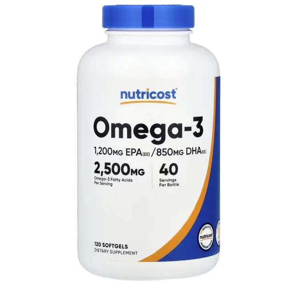 Nutricost Omega-3 2500 Mg Softgels
